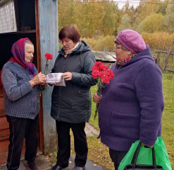 акция – поздравление « От сердца к сердцу», Б. Моховаткинский СДК - фото - 1